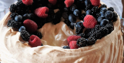 Semifreddo alle arachidi con salsa agli Agrumi