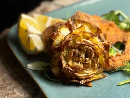 Agnello Fritto con Carciofo alla Giudia