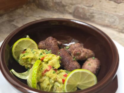 Polpettine di Capriolo Speziate con Guacamole