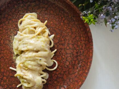 Spaghettone Cacio e Tre Pepi